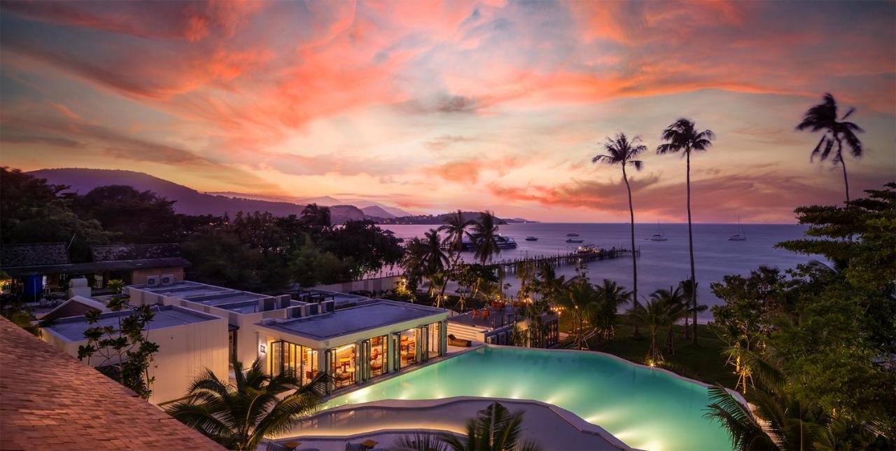 Hotel The Culture Samui à Bang Rak Beach  Extérieur photo Sunset at the pool